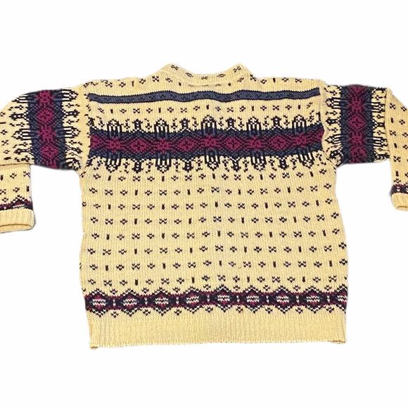 L.L. Bean Freeport, Maine 85% Wool/15% Nylon Blend Sweater Cardigan Sz M - Picture 3 of 6